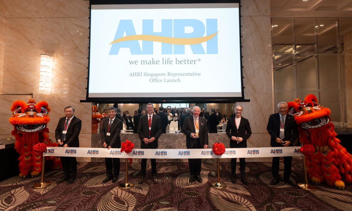 Dunham-Bush Managing Director Joins AHRI Office Opening in Singapore
