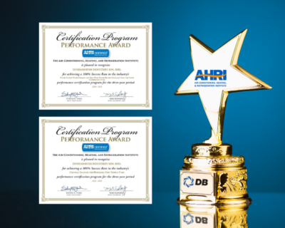 Dunham-Bush Achieves 100% Success Rate in the AHRI Performance Certification Program