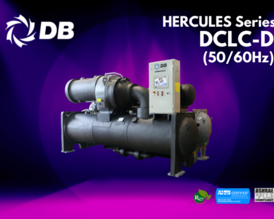 Dunham-Bush Centrifugal Chiller, DCLC-D Series Now Comes With Advanced Vision 2020i Controller