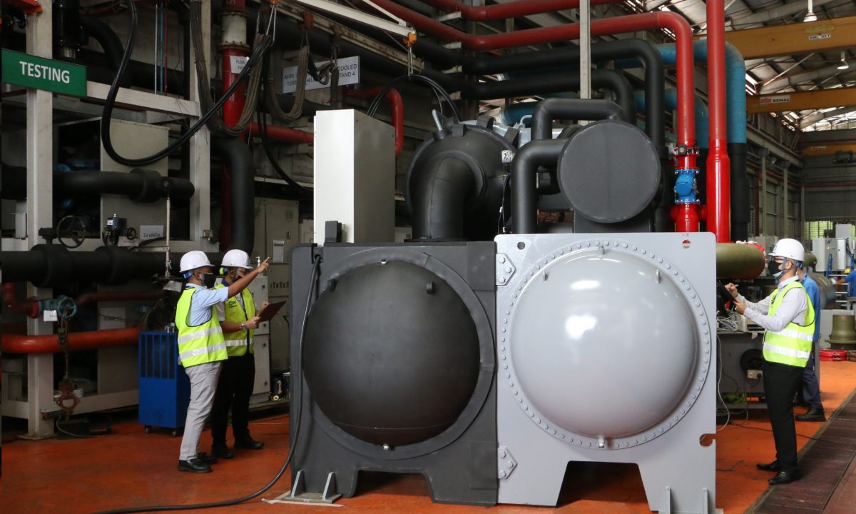 Dunham-Bush Malaysia AHRI Certified Water-Cooled Chiller Test Laboratory Expanded to 1800TR Capacity.