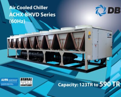 Dunham-Bush extends the capacity of Inverter Air-Cooled Screw Chillers – ACHX-BHVD (60Hz)