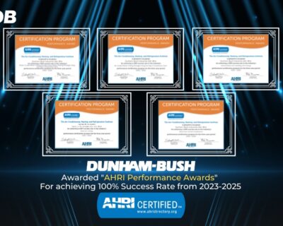 Dunham-Bush Achieves AHRI 100% Performance Certification for Three Consecutive Years (2023–2025)